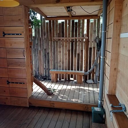 Bungalow Ecologique Avec Toilettes Seches Leu Kabanon Vue Mer Saint-Leu Exteriör bild