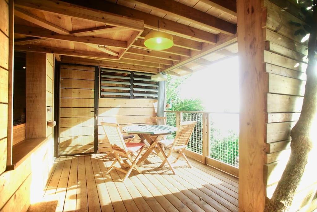 Bungalow Ecologique Avec Toilettes Seches Leu Kabanon Vue Mer Saint-Leu Exteriör bild