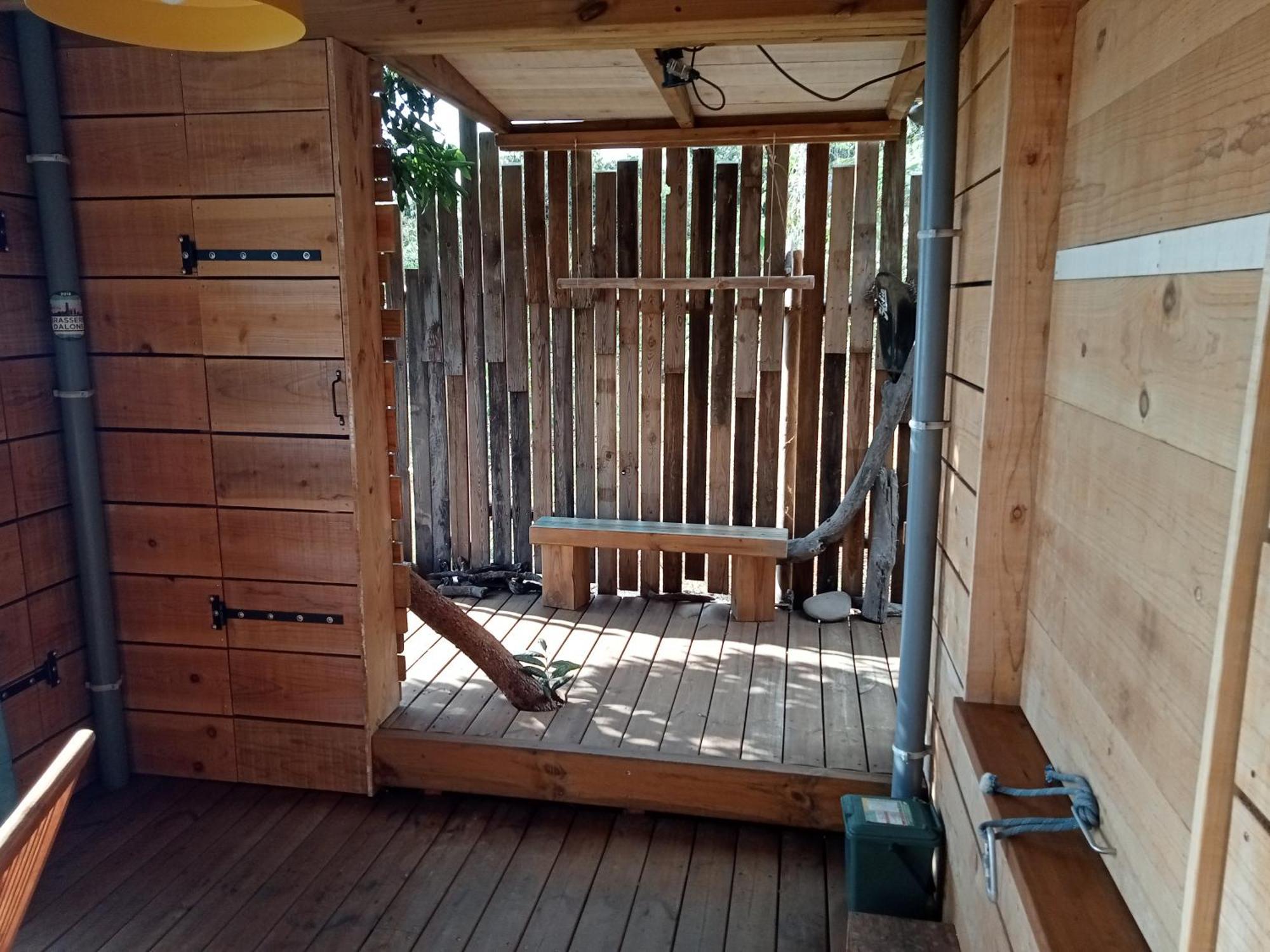 Bungalow Ecologique Avec Toilettes Seches Leu Kabanon Vue Mer Saint-Leu Exteriör bild